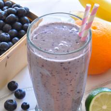 Blueberry Tofu Smoothie